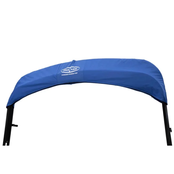 SureShade Power Bimini - Black Anodized Frame - Pacific Blue Fabric - Image 5