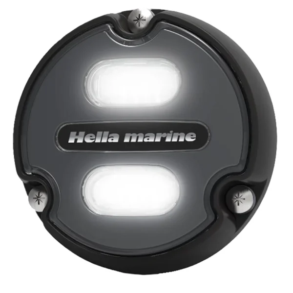 Hella Marine Apelo A1 Blue White Underwater Light - 1800 Lumens - Black Housing - Charcoal Lens - Image 4