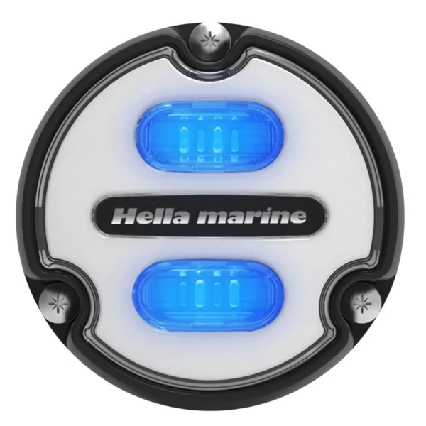 Hella Marine Apelo A1 Blue White Underwater Light - 1800 Lumens - Black Housing - White Lens - Image 3