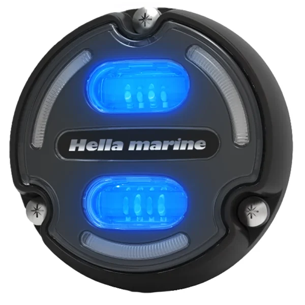 Hella Marine Apelo A2 Blue White Underwater Light - 3000 Lumens - Black Housing - Charcoal Lens w/Edge Light - Image 3