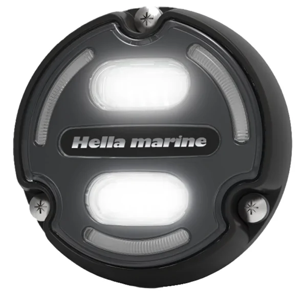 Hella Marine Apelo A2 Blue White Underwater Light - 3000 Lumens - Black Housing - Charcoal Lens w/Edge Light - Image 4