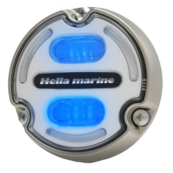 Hella Marine Apelo A2 Blue White Underwater Light - 3000 Lumens - Bronze Housing - White Lens w/Edge Light - Image 3