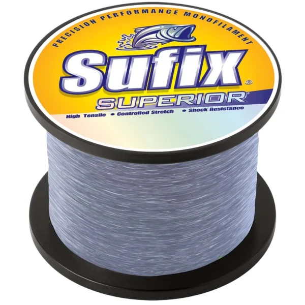 Sufix Superior Smoke Blue Monofilament - 25lb - 2145 yds