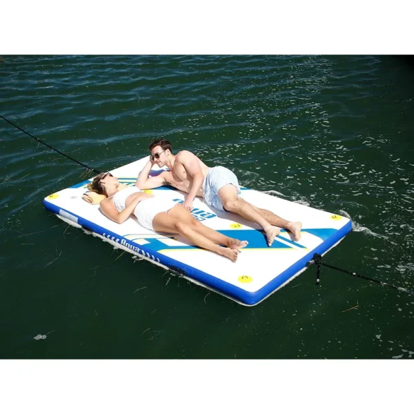 Aqua Leisure 8' x 5' Inflatable Deck - Drop Stitch - Image 2