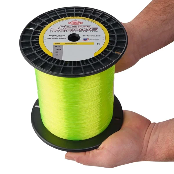 Berkley ProSpec Chrome Hi-Vis Yellow Monofilament - 100 lb - 2850 yds - PSC5B100-HVY - Image 3