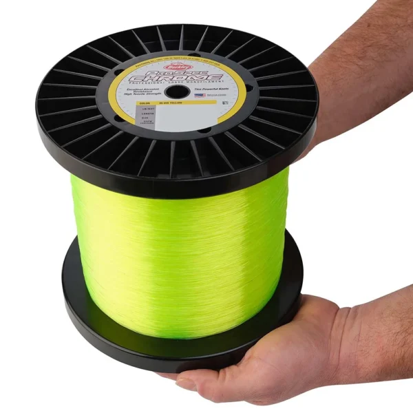 Berkley ProSpec Chrome Hi-Vis Yellow Monofilament - 60 lb - 4750 yds - PSC5B60-HVY - Image 3