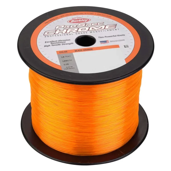 Berkley ProSpec Chrome Blaze Orange Monofilament - 50 lb - 1000 yds - PSC1B50-80