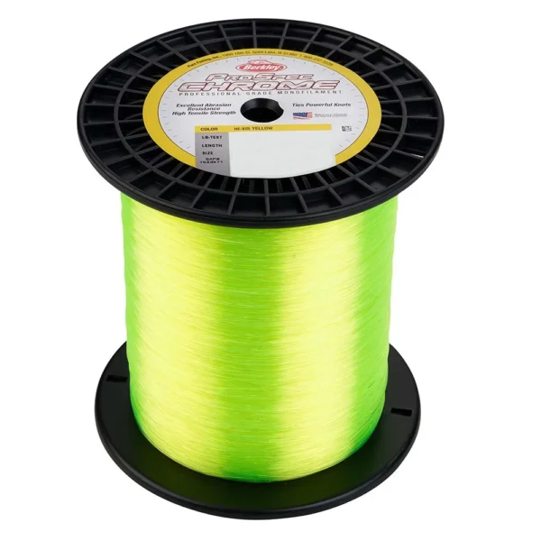 Berkley ProSpec Chrome Hi-Vis Yellow Monofilament - 40 lb - 3000 yds - PSC3B40-HVY