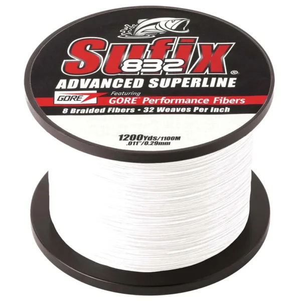 Sufix 832® Advanced Superline® Braid - 6lb - Ghost - 1200 yds