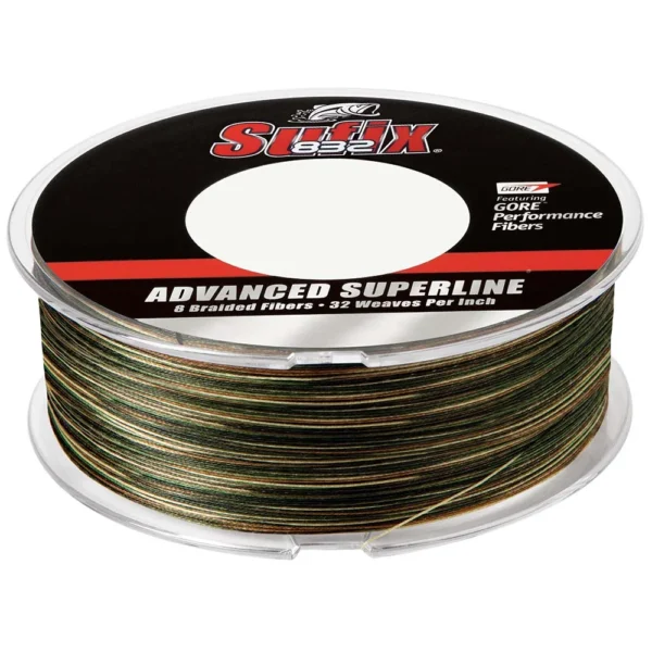 Sufix 832® Advanced Superline® Braid - 15lb - Camo - 600 yds