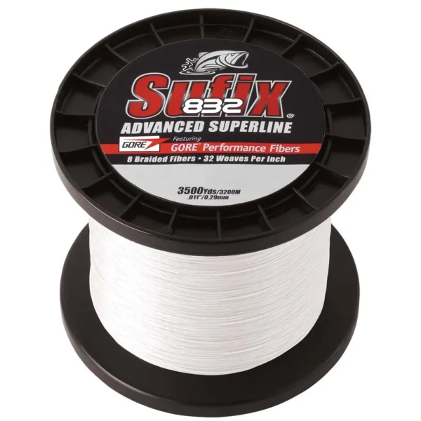 Sufix 832® Advanced Superline® Braid - 15lb - Ghost - 3500 yds