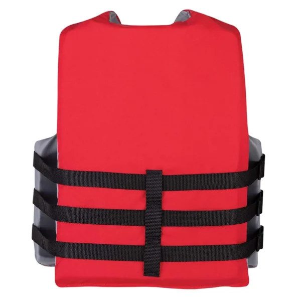 Full Throttle Adult Universal Ski Life Jacket - Red - Image 2