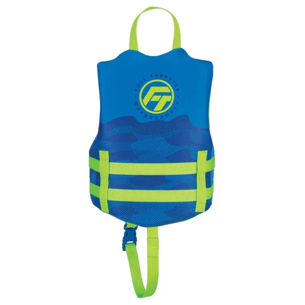 Full Throttle Child Rapid-Dry Life Jacket -Blue - Image 2