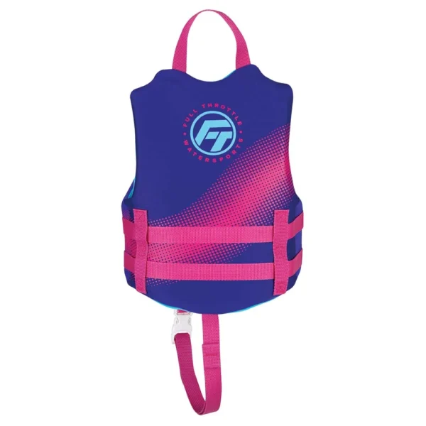 Full Throttle Child Rapid-Dry Life Jacket -Purple - Image 2