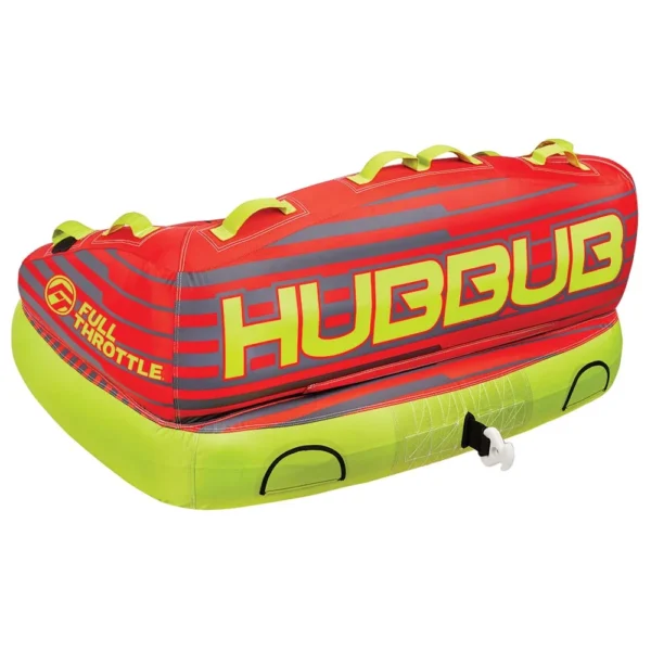 Full Throttle Hubbub 2 Towable Tube - 2 Rider - Red - Image 3