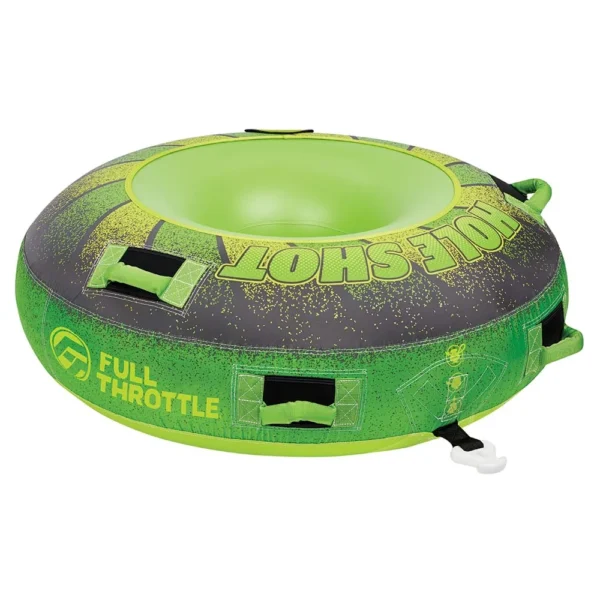 Full Throttle Hole Shot Towable Tube - 1 Rider - Green - Image 2