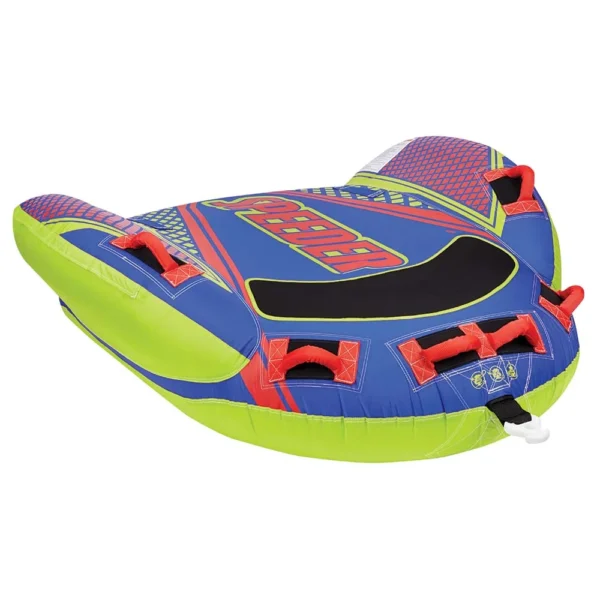 Full Throttle Speeder Towable Tube - 2 Rider - Blue - Image 2