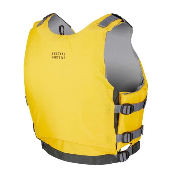 Mustang Reflex Foam Vest - Yellow/Grey - XS/Small - Image 3