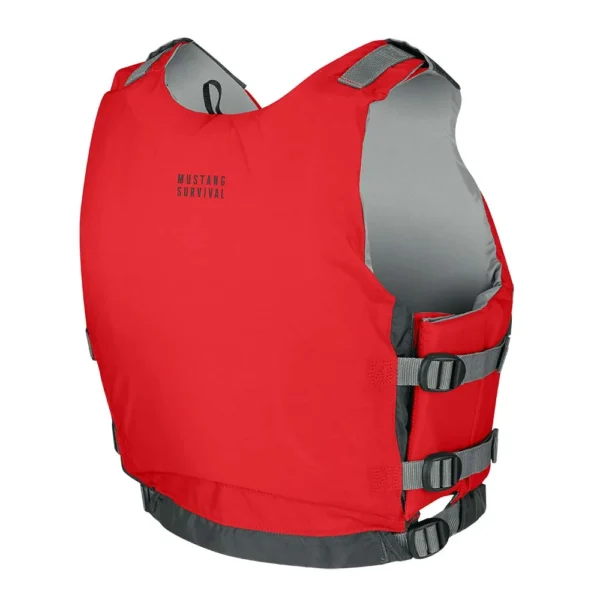 Mustang Reflex Foam Vest - Red/Grey - XS/Small - Image 3