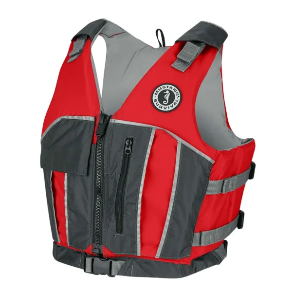 Mustang Reflex Foam Vest - Red/Grey - XS/Small