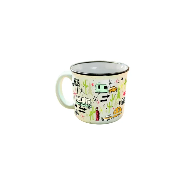 JR Products Camp Casual CC004C Mug, Wanderlust White