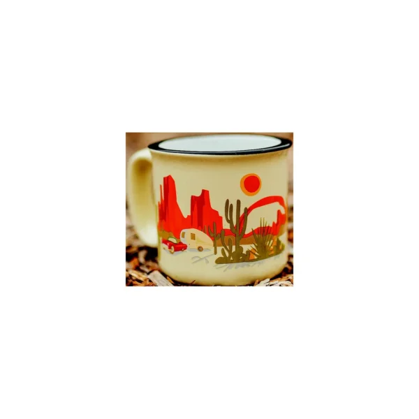 JR Products Camp Casual CC004Y Mug, Desert Dreamin'