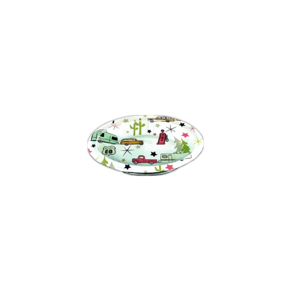 JR Products Camp Casual CC007RB Eco-Friendly Paper Bowls, Road Trip