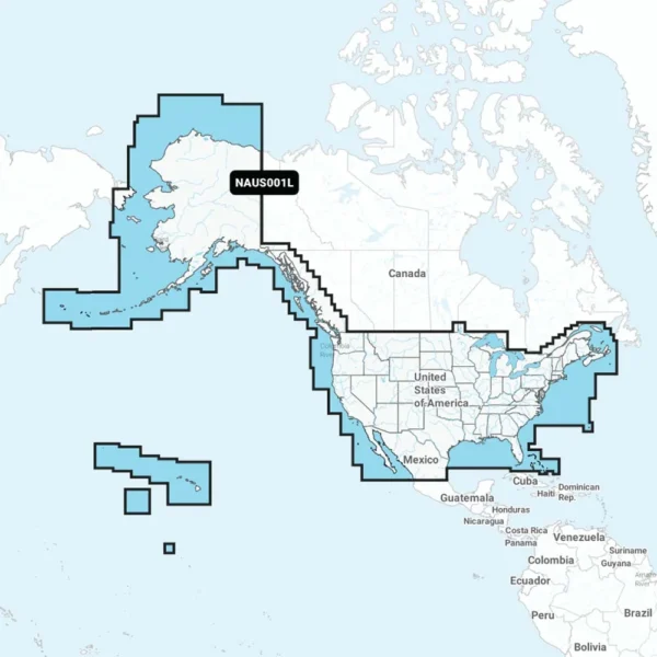 Navionics NAUS001L - U.S. & Coastal Canada - Navionics+