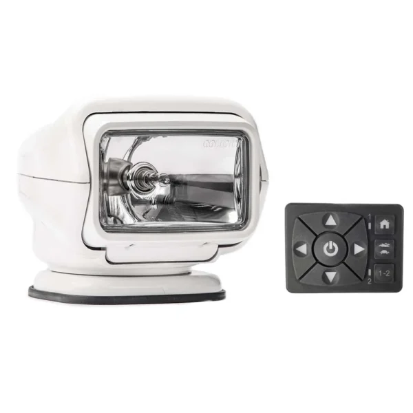 Golight Stryker ST Series Permanent Mount White 12V Halogen w/Hard Wired Dash Mount Remote