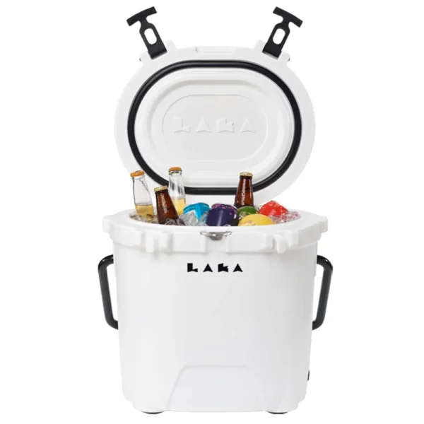 LAKA Coolers 20 Qt Cooler - White - Image 4