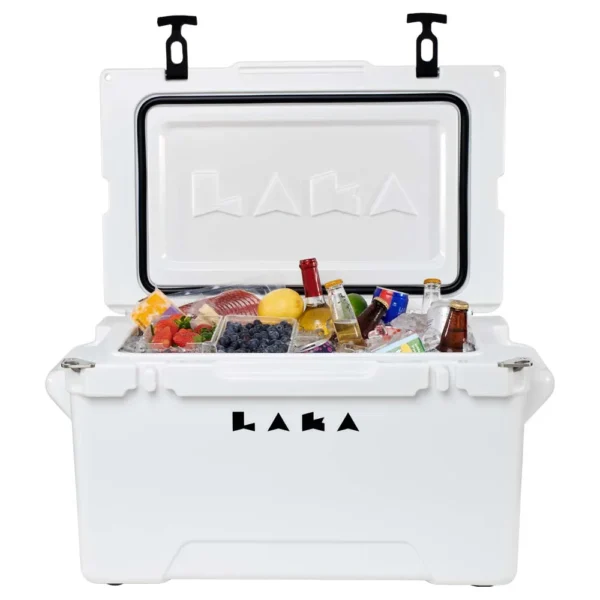 LAKA Coolers 45 Qt Cooler - White - Image 4