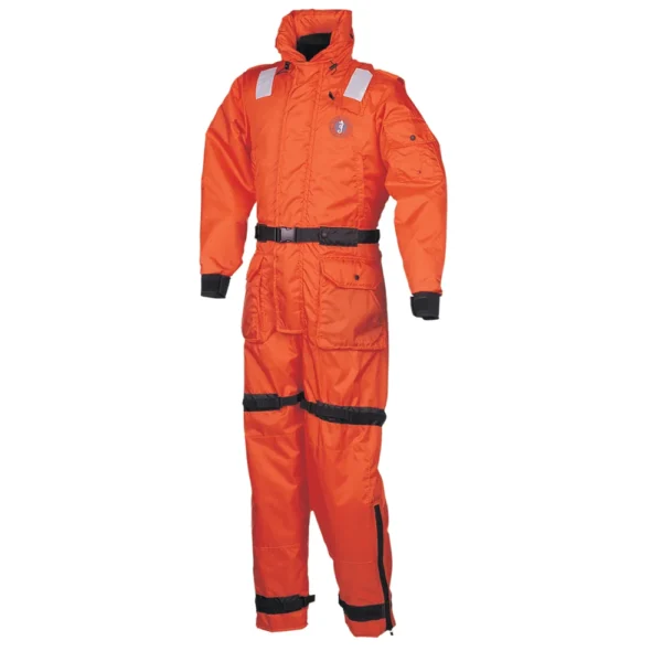 Mustang Deluxe Anti-Exposure Coverall & Work Suit - Orange - XL