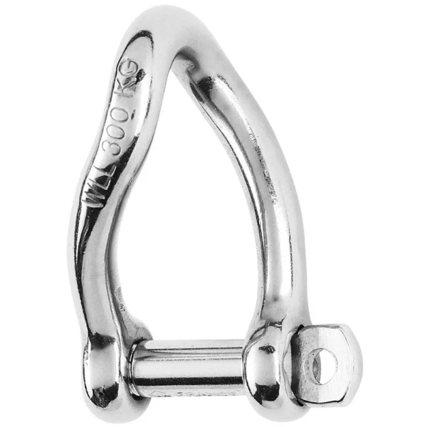 Wichard Self-Locking Twisted Shackle - Diameter 6mm - 1/4"