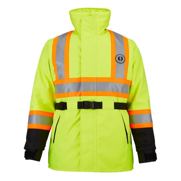 Mustang Classic Flotation Coat - Fluorescent Yellow/Green/Black - Small