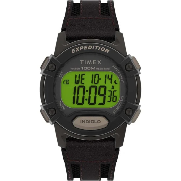 Timex Expedition Cat 5 - Brown Resin Case - Brown/Black Band