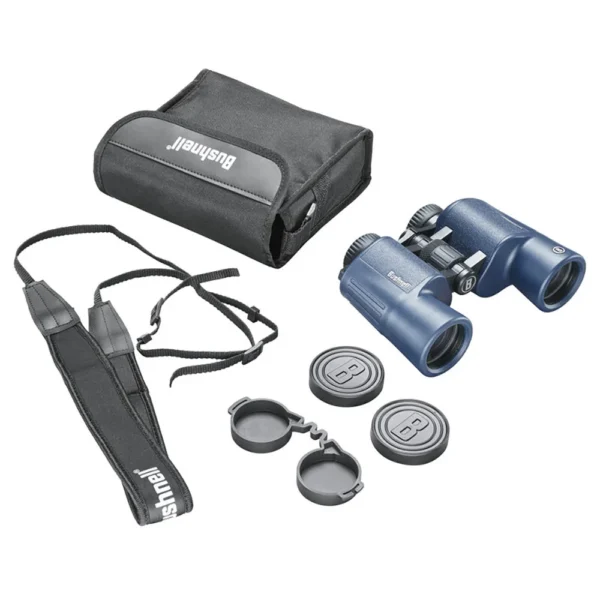 Bushnell 12x42mm H2O Binocular - Dark Blue Porro WP/FP Twist Up Eyecups - Image 5