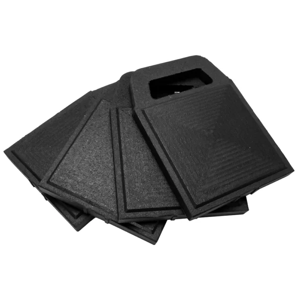 Camco Stabilizer Jack Pads - Rubber - 6.2" x 6.2" *4-Pack - Image 2