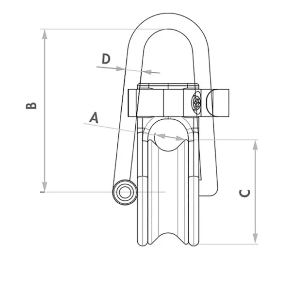 Wichard Soft Snatch Block - 10mm Rope Size - Image 2