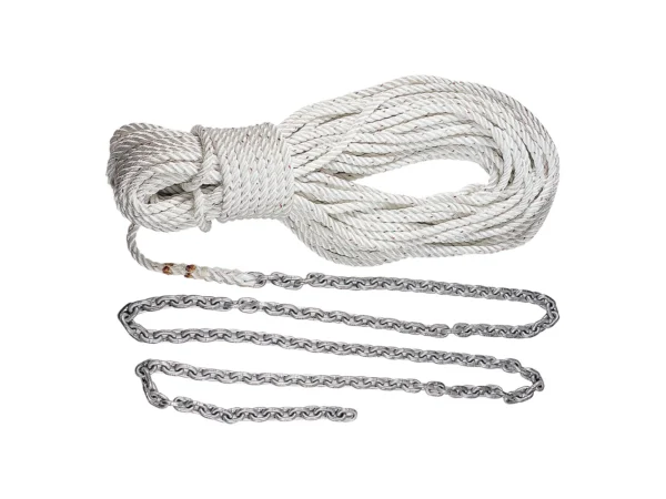 Lewmar Premium Anchor Rode 215'-15' of 1/4" Chain & 200' of 1/2" Rope w/Shackle