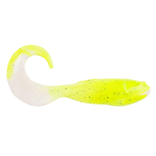 Berkley Gulp!® Saltwater Swimming Mullet - 4" - Chartreuse Pepper Neon