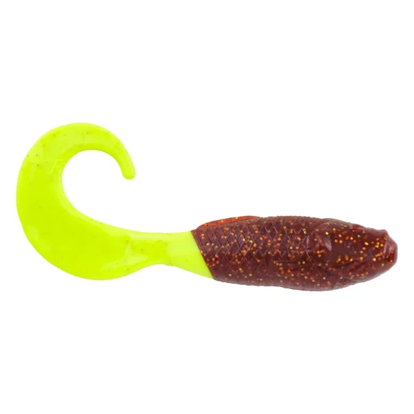 Berkley Gulp!® Saltwater Swimming Mullet - 4" - Root Beer Gold/Chartreuse