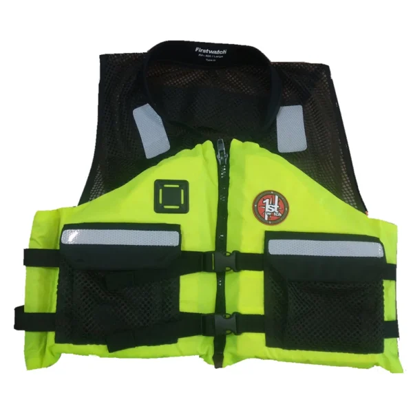 First Watch AV-5001 Crew Vest - Hi-Vis Yellow - Large to XL