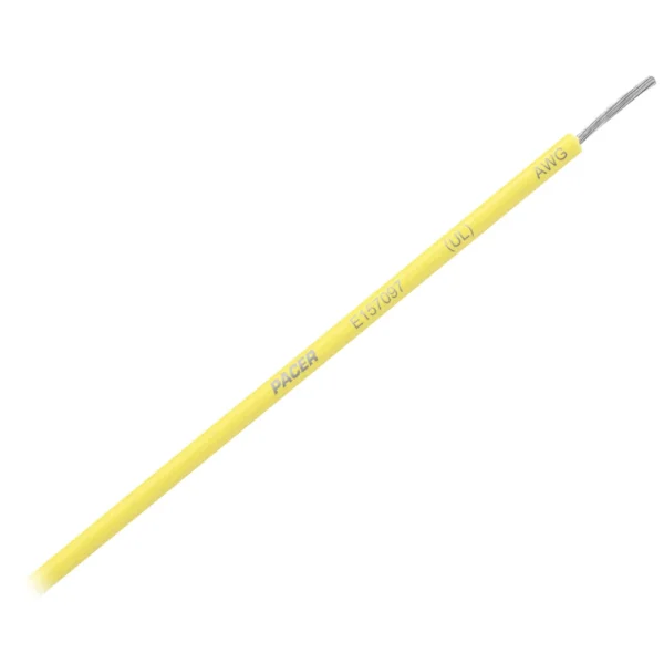 Pacer Yellow 16 AWG Primary Wire - 25'