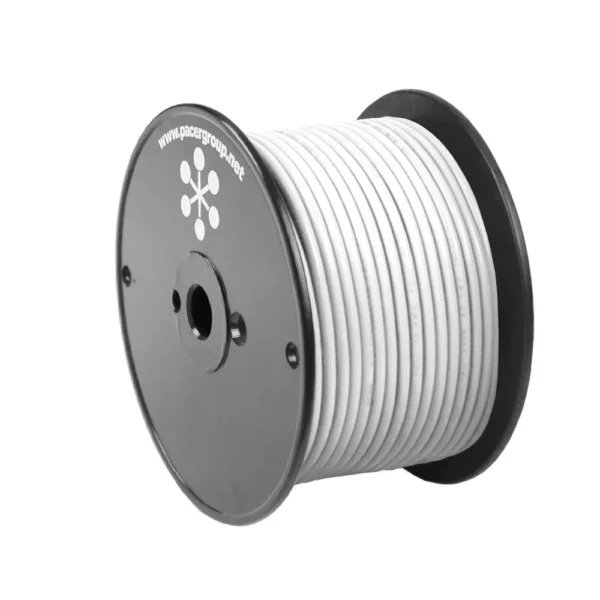 Pacer White 16 AWG Primary Wire - 100'