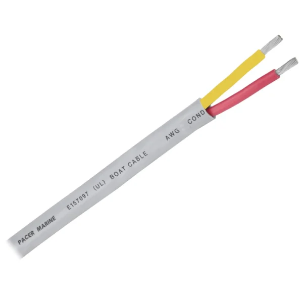 Pacer 16/2 AWG Round Safety Duplex Cable - Red/Yellow - 500'