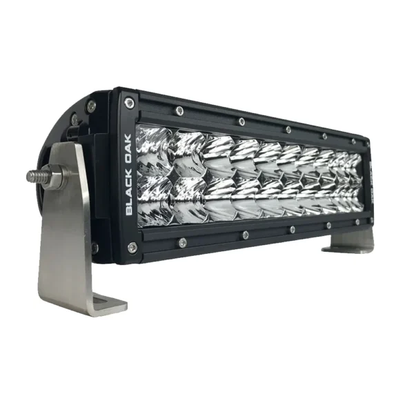 Black Oak Pro Series 3.0 Curved Double Row 10" LED Light Bar - Combo Optics - Black Housing