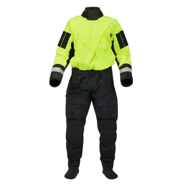 Mustang Sentinel™ Series Water Rescue Dry Suit - Fluorescent Yellow Green-Black - Large 1 Long