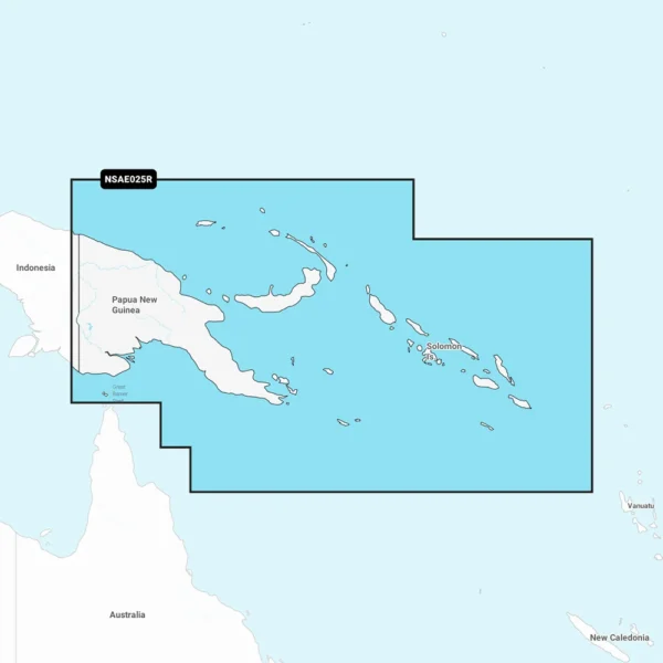 Garmin Navionics+ NSAE025R - Papua New Guinea & Solomon Islands - Marine Chart