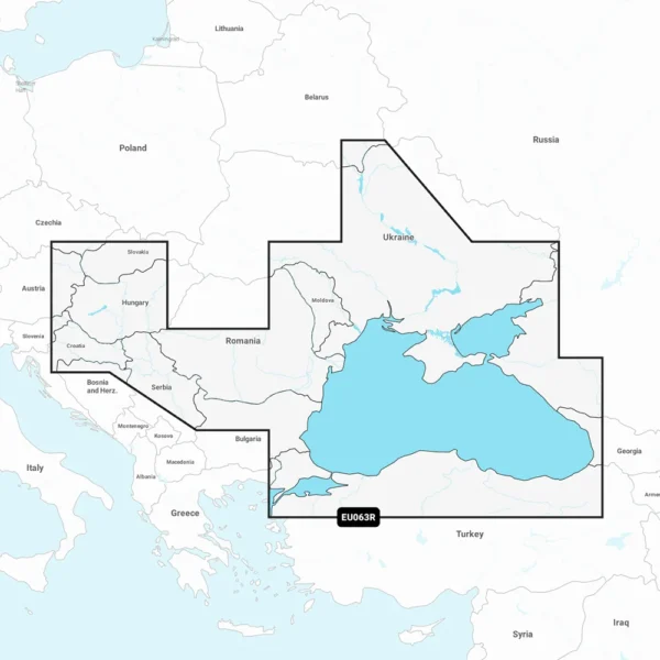 Garmin Navionics+ NSEU063R - Black Sea & Azov Sea - Marine Chart