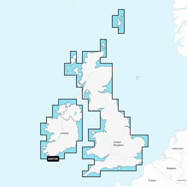 Garmin Navionics+ NSEU072R - U.K. & Ireland Lakes & Rivers - Marine Chart